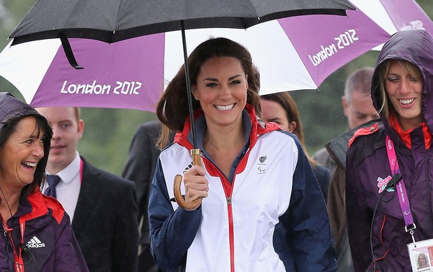 kate middleton londres 2012 paralimpicos (Foto: Getty Images)