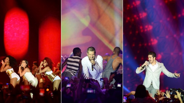 Anitta, Saulo e Luan Santana estão entre os artistas que vao levar a festa a você no Show da Virada (Foto: Zé Paulo Cardeal/Globo)