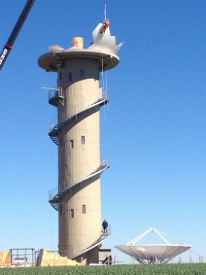 Construção do radar começou no abril de 2012 (Foto: Cícero Bittencourt/RPCTV) Construção do radar começou no abril de 2012 (Foto: Cícero Bittencourt/RPCTV)