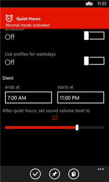 screenshot de Quiet Hours