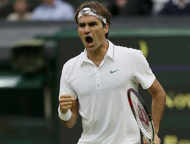 Roger Federer tênis Wimbledon semi (Foto: Reuters)
