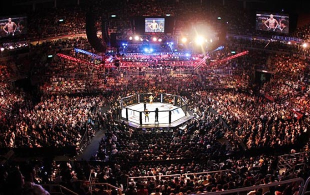 Vista panorâmica da Arena da Barra no UFC Rio (Foto: Divulgação / UFC)