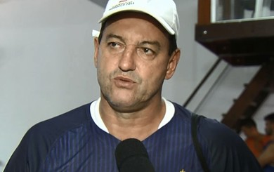 Vitor Hugo comenta sobre pouco tempo de preparação até o início do Campeonato Paraense (Foto: TV Tapajós/Reprodução)