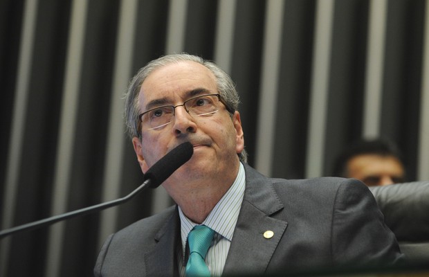 O presidente da Câmara dos Deputados, Eduardo Cunha (PMDB-RJ) durante sessão de votação (Foto: Fabio Rodrigues Pozzebom/Agência Brasil)