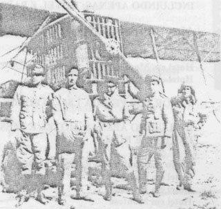 Pilotos do Exército participam de missão na 1ª Guerra Mundial (Foto: Revista do Exército Brasileiro/acervo do historiador Luiz Caminha)