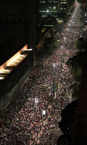FOTOS: Av. Paulista tem protesto (JF Diorio/Estad�o Conte�do)