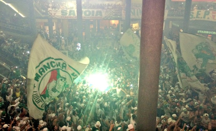 Palmeiras Congonhas torcida (Foto: Tossiro Neto)