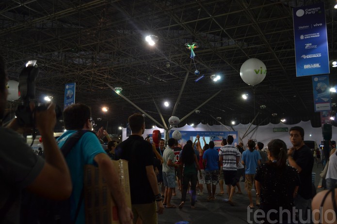 Corrida pelo drone (Foto: Melissa/TechTudo) Corrida pelo drone (Foto: Melissa/TechTudo)
