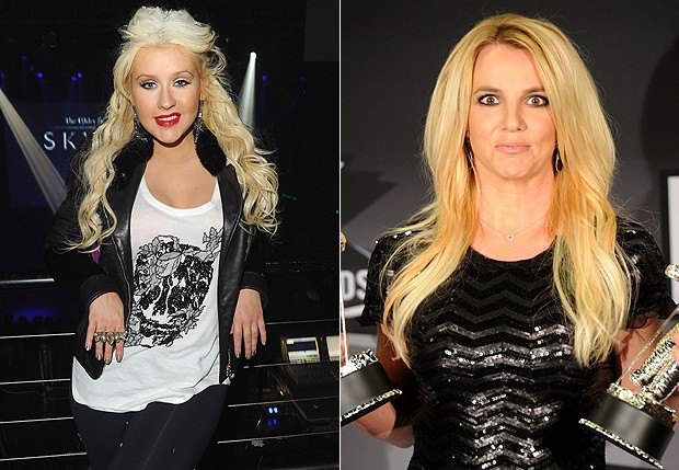 Christina Aguilera e Britney Spears (Foto: Getty Images)