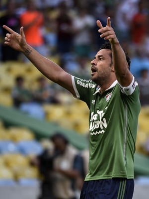 Fred Fluminense Figueirense (Foto: André Durão / GloboEsporte.com)