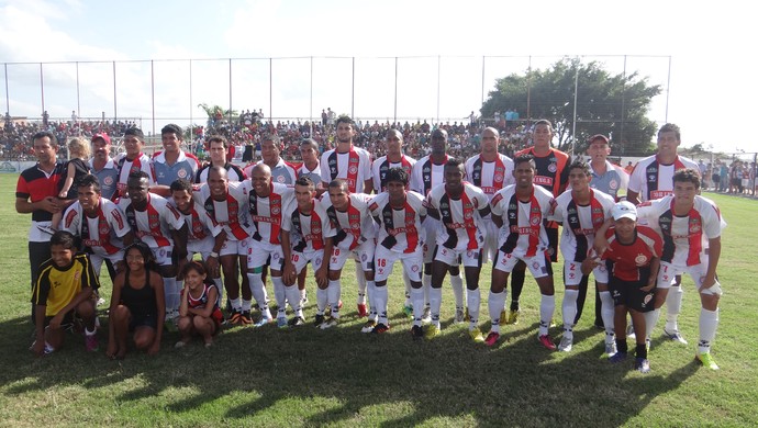 Santa Rita-AL, campeão alagoano da segunda divisão (Foto: Leonardo Freire/GLOBOESPORTE.COM)