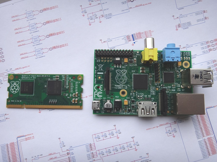 Computer Module é bem menor do que o Pi (Foto: Divulgação/Raspberry Pi)