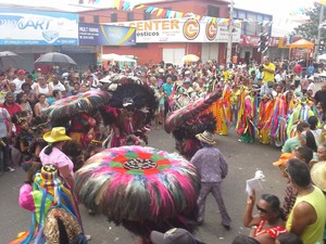 Bumba meu boi se apresenta no Festejo de São Marçal (Foto: João Ricardo/G1 Maranhão)