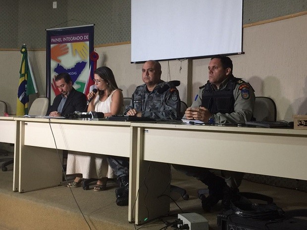 Prisões foram apresentadas em coletiva nesta sexta-feira (21), em Maceió (Foto: Roberta Cólen/G1)