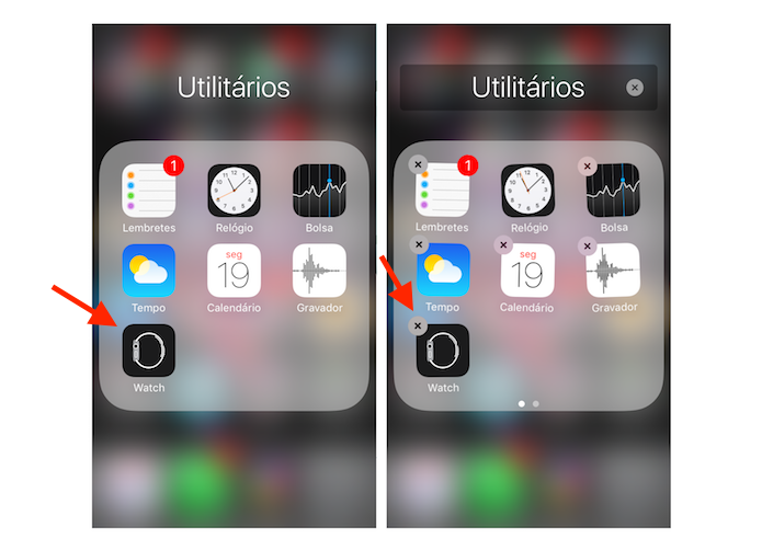 Opção para deletar aplicativos nativos do iOS 10 (Foto: Reprodução/Marvin Costa)