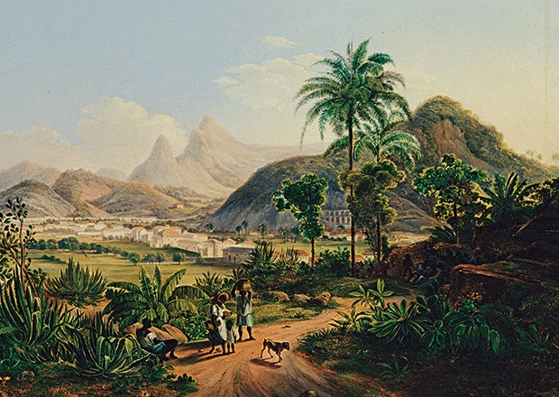 Vista do Catete e Laranjeiras (Foto: Coleção Geyer)