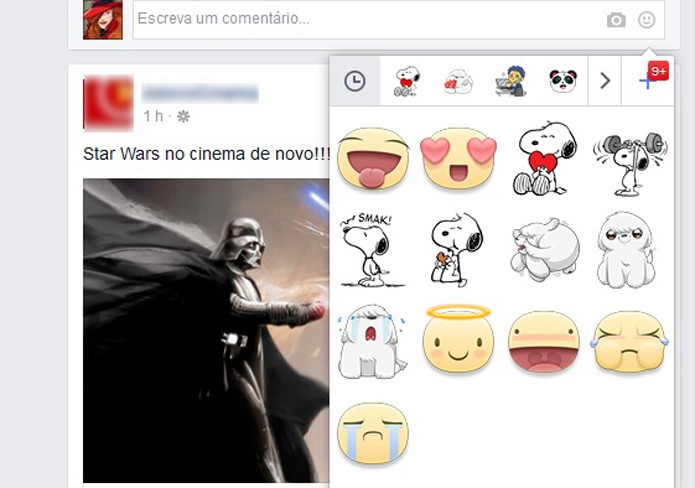 Facebook libera o uso de stickers nos comentários para iOS, Android e web (Foto: Reprodução/Barbara Mannara) Facebook libera o uso de stickers nos comentários para iOS, Android e web (Foto: Reprodução/Barbara Mannara)