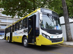 Novos ônibus começaram a circular esta semana em Cuiabá (Foto: Marcos Vergueiro / Prefeitura de Cuiabá)