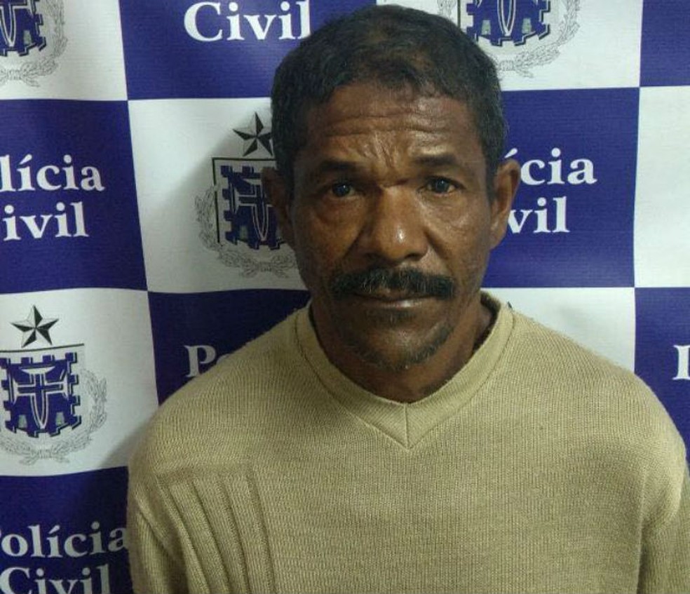 Suspeito de matar homem a golpes de facão é preso no extremo sul da Bahia (Foto: Divulgação/Polícia Civil)