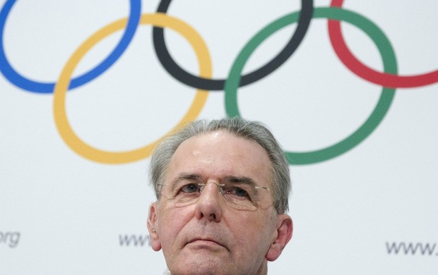 Olimpíadas Jacques Rogge coletiva do COI (Foto: AP)