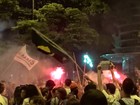 Grupo faz protesto contra a PEC 241 no Centro de Belo Horizonte