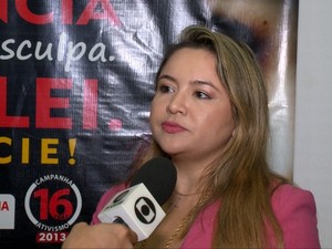 Ingrid Albuquerque, delegada da mulher em Timon no Maranhão (Foto: Reprodução/TV Clube)