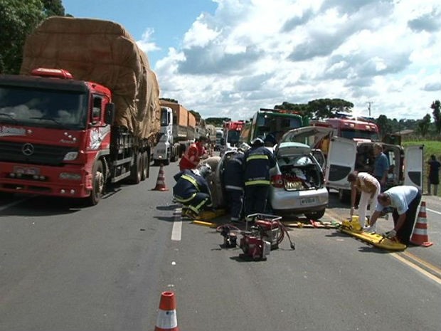 G1 Motorista Fica Gravemente Ferido Em Acidente Na BR 277 Em