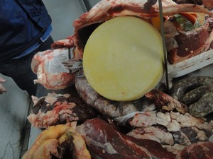 carne estragada 2 (Foto: Divulgação/MP de Arvorezinha) carne estragada 2 (Foto: Divulgação/MP de Arvorezinha)