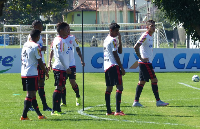 Treino Flamengo Ninho do Urubu (Foto: Fred Gomes)