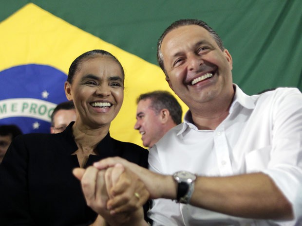 Marina Silva em cerimônia de filiação ao PSB (Foto: Ueslei Marcelino / Reuters)