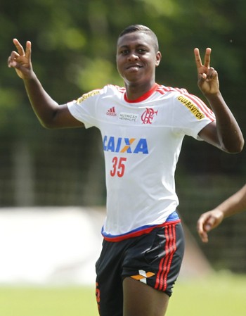 Samir, Kayke e Jajá - Flamengo (Foto: Gilvan de Souza / Flamengo)