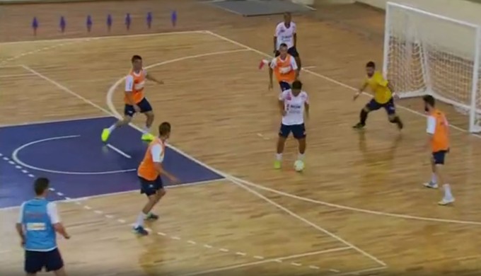 Paraíso Futsal treina em São Sebastião do Paraíso