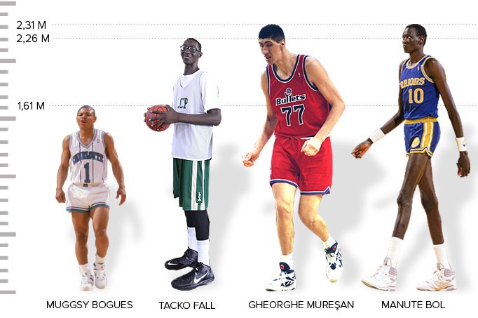 Jogador mais alto da NBA na atualidade: senegalês Tacko Fall tem 2,26 m