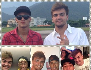 Neymar e Gustavo Almeida (Foto: Reprodução / Instagram)