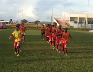 Treino do Guajará para o jogo contra o Genus pelo segundo turno do Rondoniense (Foto: Dayanne Saldanha)