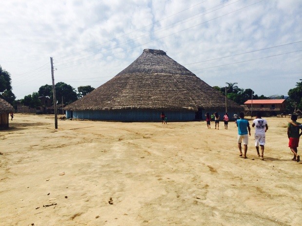 Aldeia Mapuera, onde moram indígenas da tribo Wai Wai no Pará (Foto: Nilson Pinto/Arquivo Pessoal)