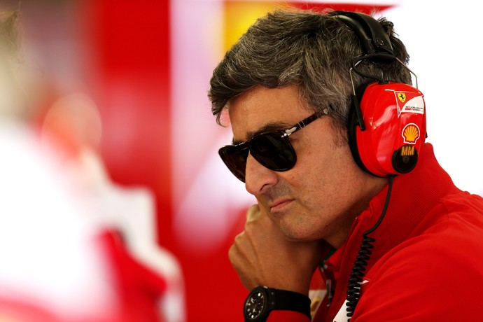 Marco Mattiacci, novo chefe da Ferrari, no primeiro treino livre para o GP da China (Foto: Getty Images)