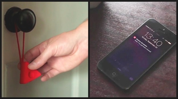 Quando alguém mexe na maçaneta da porta, por exemplo, o gadget manda uma notificação para o smartphone do usuário (Foto: Divulgação)