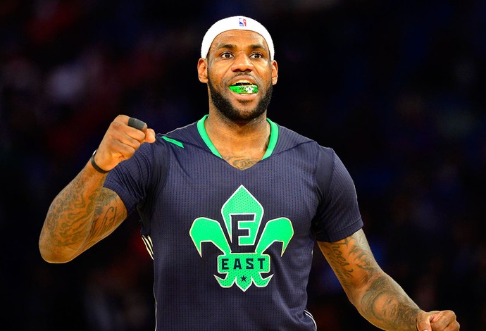 LeBron James jogo NBA all-star game basquete (Foto: Reuters)