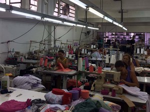 A maioria das confecções da região trabalham com a linha de pijama (Foto: Aeros Confecções/Divulgação)