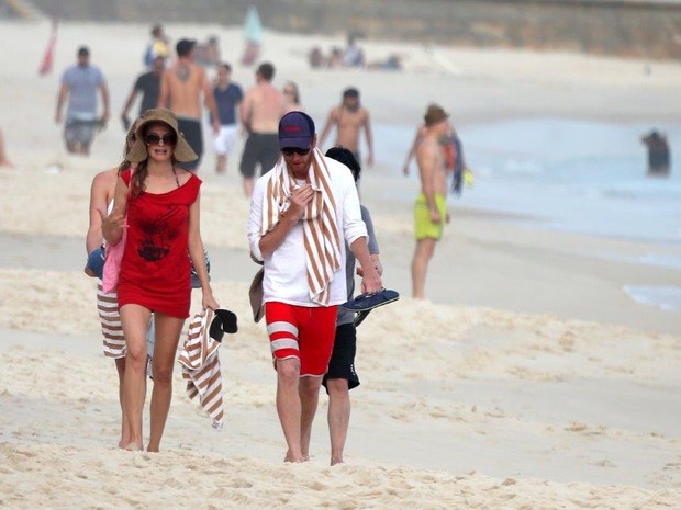 Heather Graham e Ken Jeong  (Foto: André Freitas / AgNews)