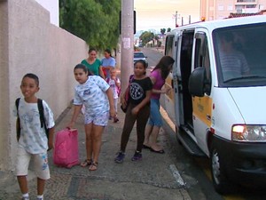 Volta às aulas (Foto: Marlon Tavoni/EPTV)