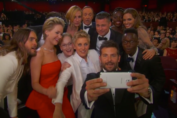 Ellen DeGeneres e astros no Oscar (Foto: Reprodução)