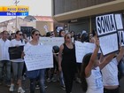 Grupo protesta no RS após suspeitos de morte de empresária serem soltos 