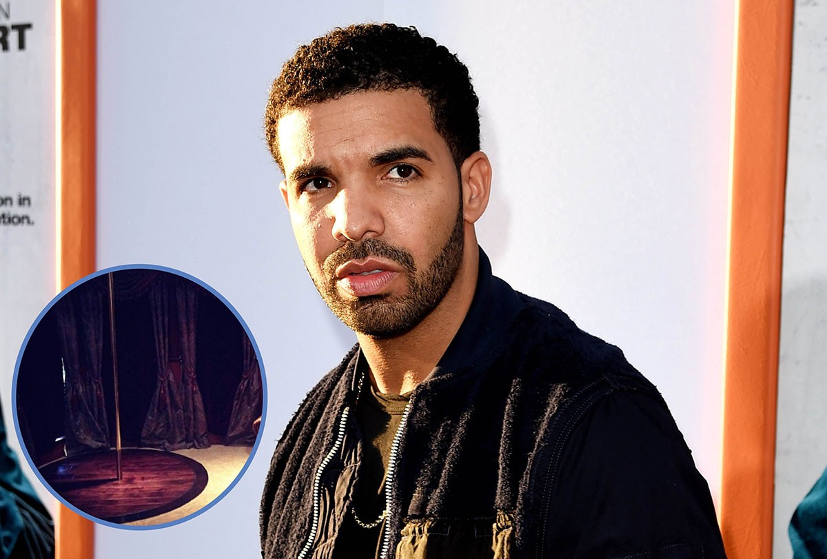 Drake se deu de presente uma ala para pole dance e strip tease (Foto: Getty Images / Reprodução)