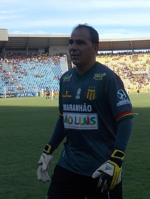 Rodrigo Ramos - goleiro do Sampaio (Foto: Clarissa Carramilo/G1) Rodrigo Ramos - goleiro do Sampaio (Foto: Clarissa Carramilo/G1)