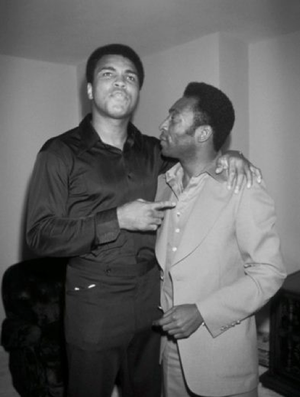 Pelé Muhammad Ali (Foto: Reprodução / Twitter)
