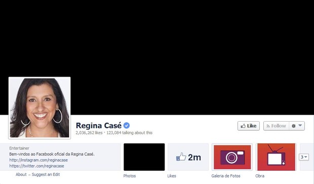 Regina Casé (Foto: Facebook/Reprodução)