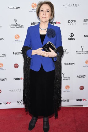 Fernanda Montenegro em premiação em Nova York, nos Estados Unidos (Foto: Theo Wargo/ Getty Images/ AFP)