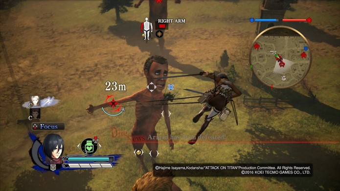 Como jogar Attack on Titan em todos os modos (Foto: Reprodução/Felipe Vinha)